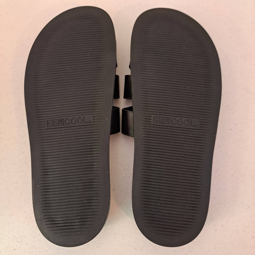 32 Degrees Cool H-Band Sandals Womens Size 9 Black New Cushioned Slide 1272-252 - Picture 9 of 13